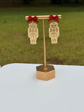 Engraved Acrylic Nutcracker Earrings