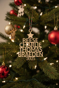 Family Name Christmas ornament