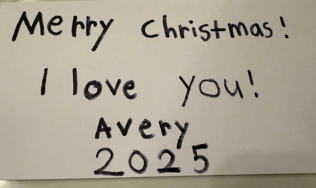 Personalized Handwritten Ornaments