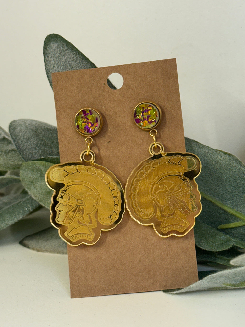 Acrylic earrings